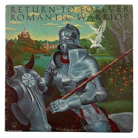 Vinyl LP Return To Forever Romantic Warrior LP - 1976 PC 34076 Chic Corea Jazz - Picture 1 of 3